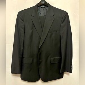 Black Jos A Bank Suit with Two pants